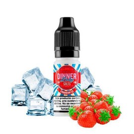 Strawberry Ice Nic Salt 10ml 20mg – Dinner Lady