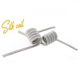 Silk coil MTL 0,84 Ohm KA1 + N80 2,5mm – Bacterio Coils